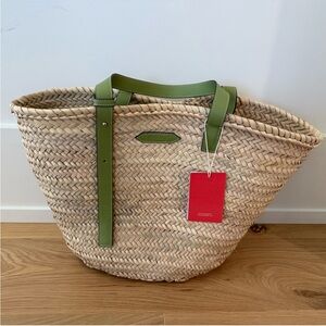 Poolside beach tote bag